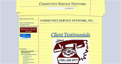 Desktop Screenshot of csninc.org