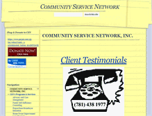 Tablet Screenshot of csninc.org